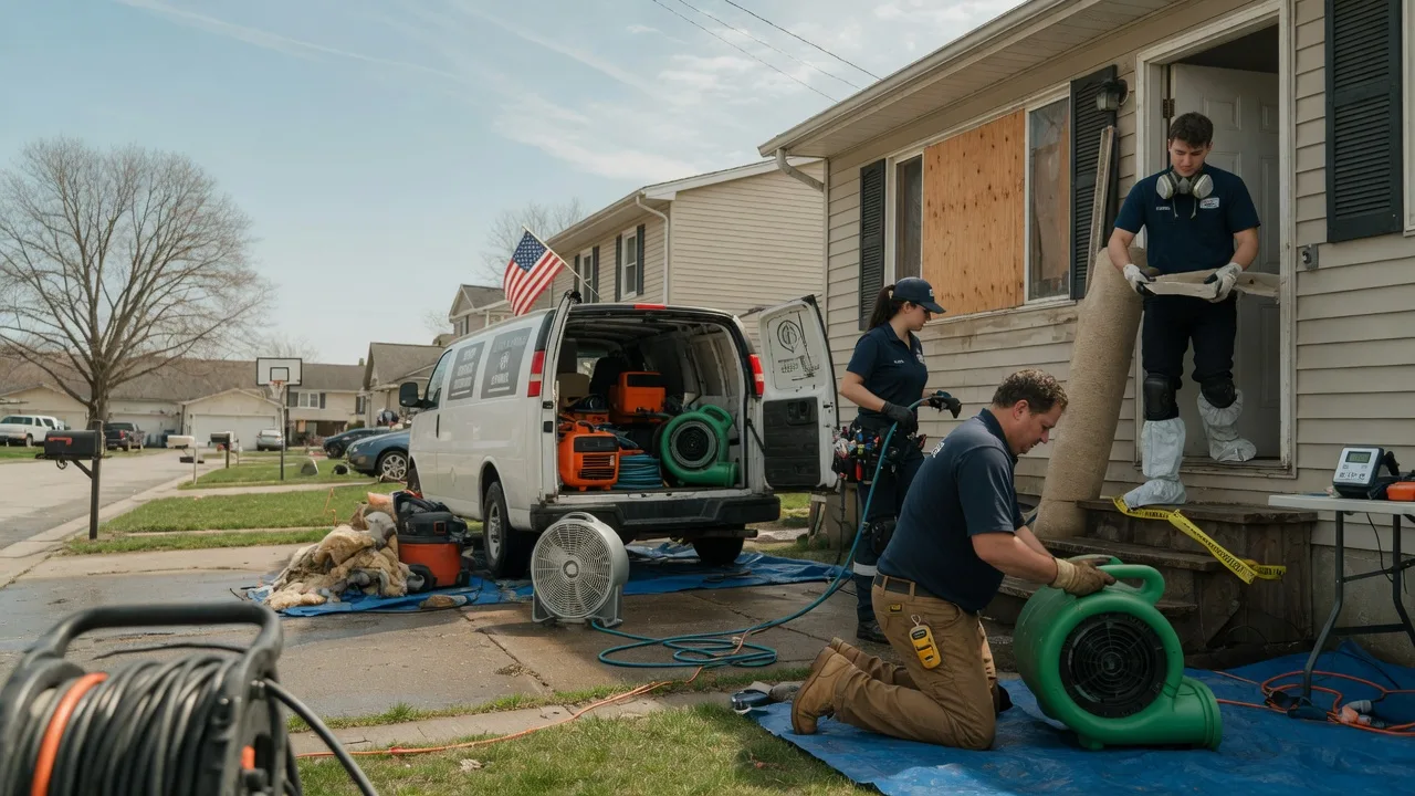 Water Damage Restoration in Enderlin, ND near me